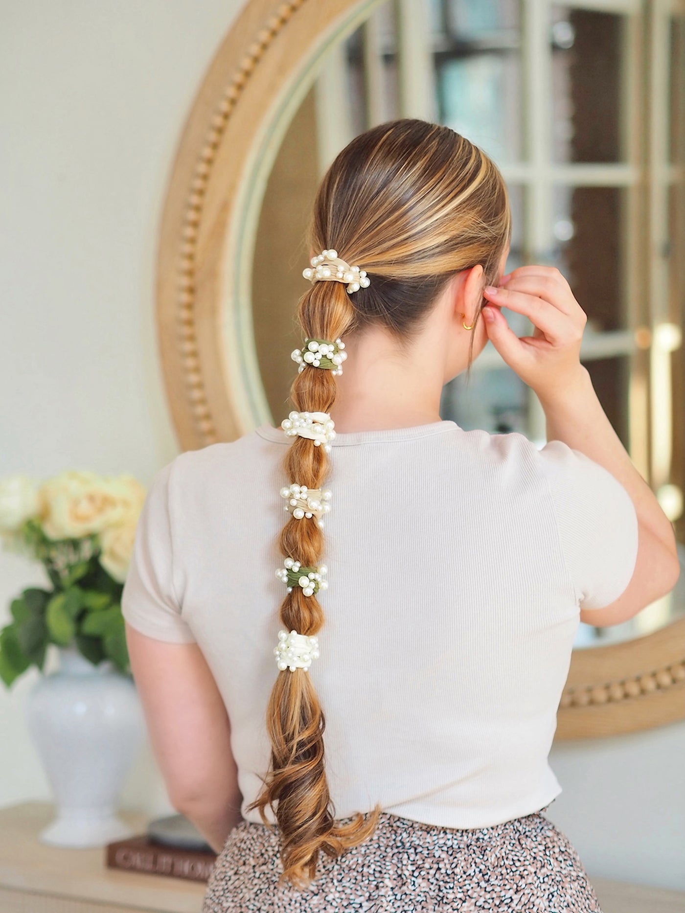 Coastal Pearl Earthy Hair Ties | Set of 6