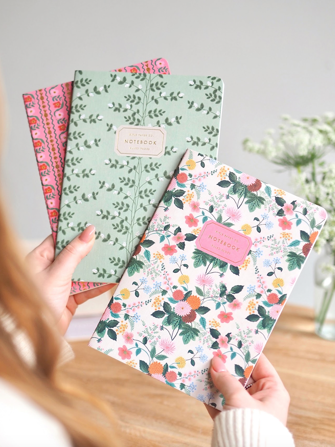 Dahlia Notebook Set of 3 - The Cross Decor & Design