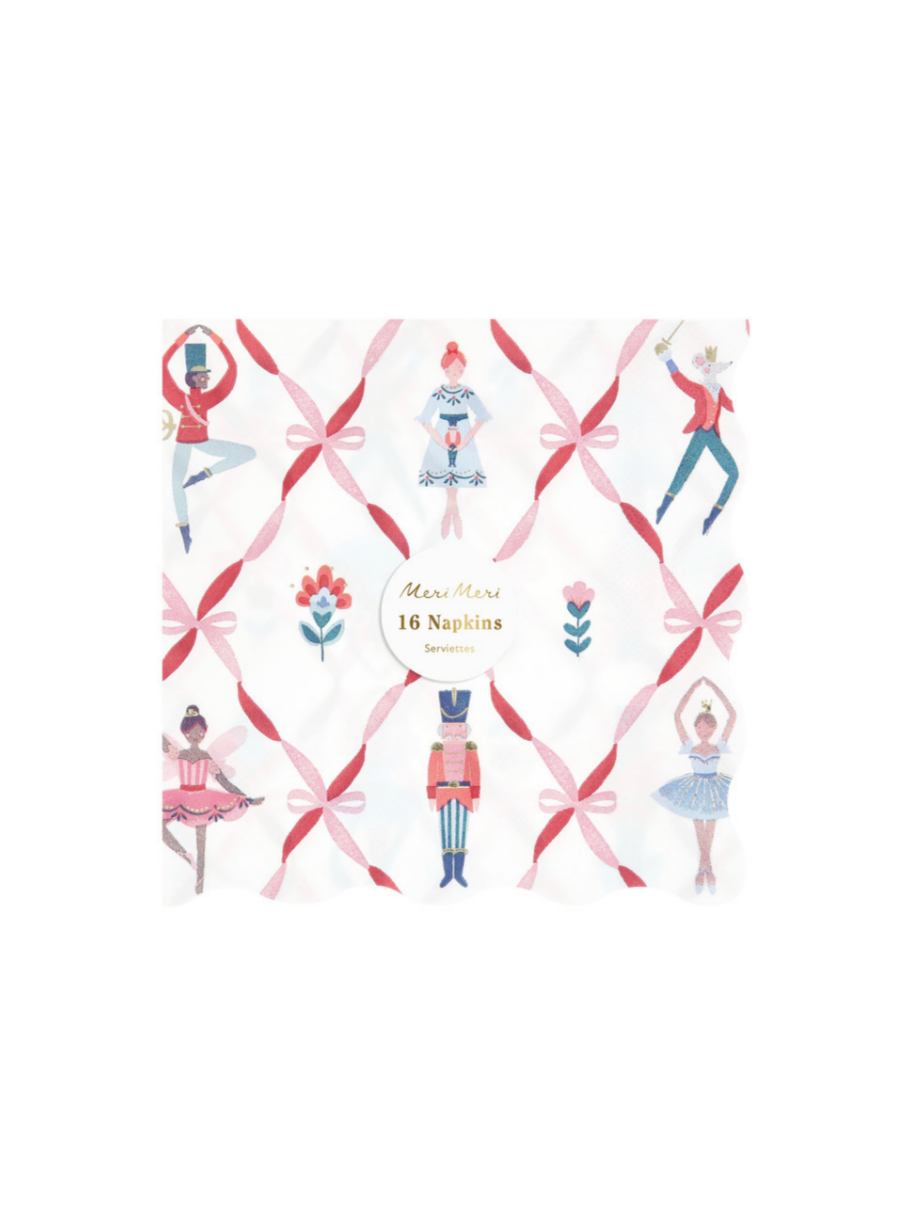 Nutcracker Ballet Napkins | Large