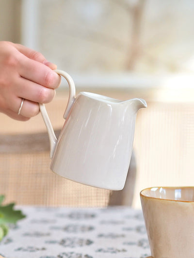 Kiran White Creamer - The Cross Decor & Design