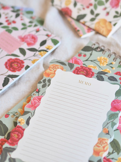 Roses Memo Notepad - The Cross Decor & Design