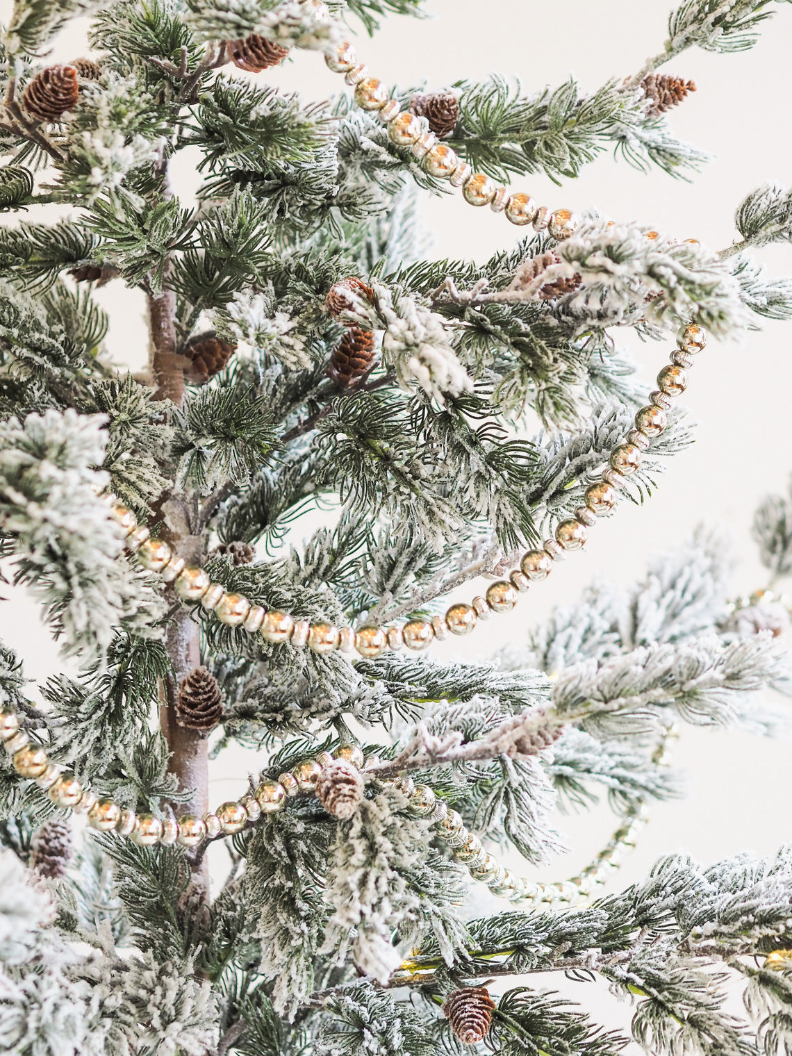 Silver and Gold Beaded Garland