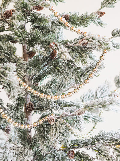 Silver and Gold Beaded Garland