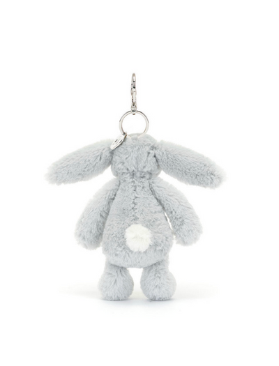 Jellycat Silver Bunny Bag Charm
