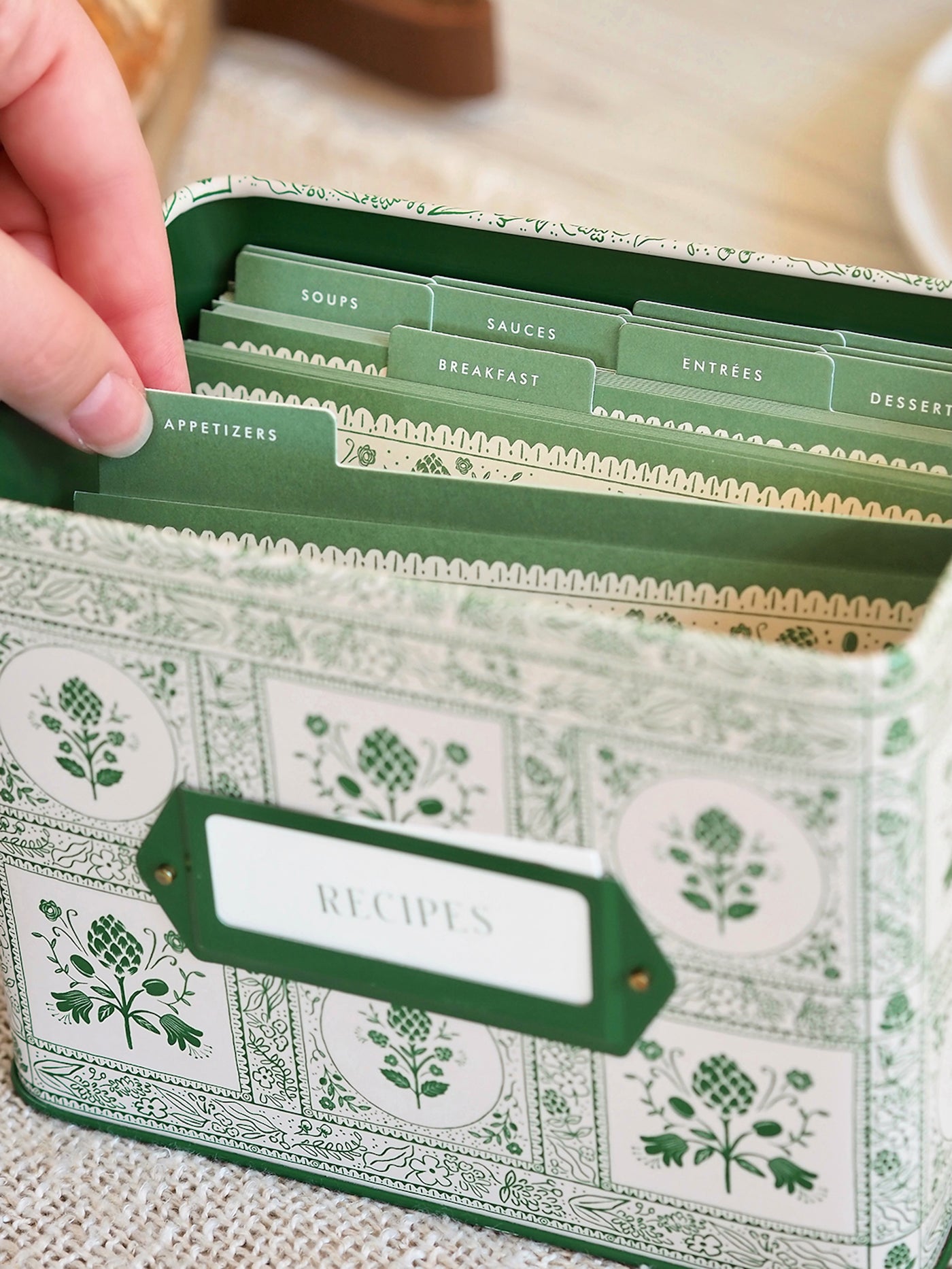 Artichoke Recipe Tin