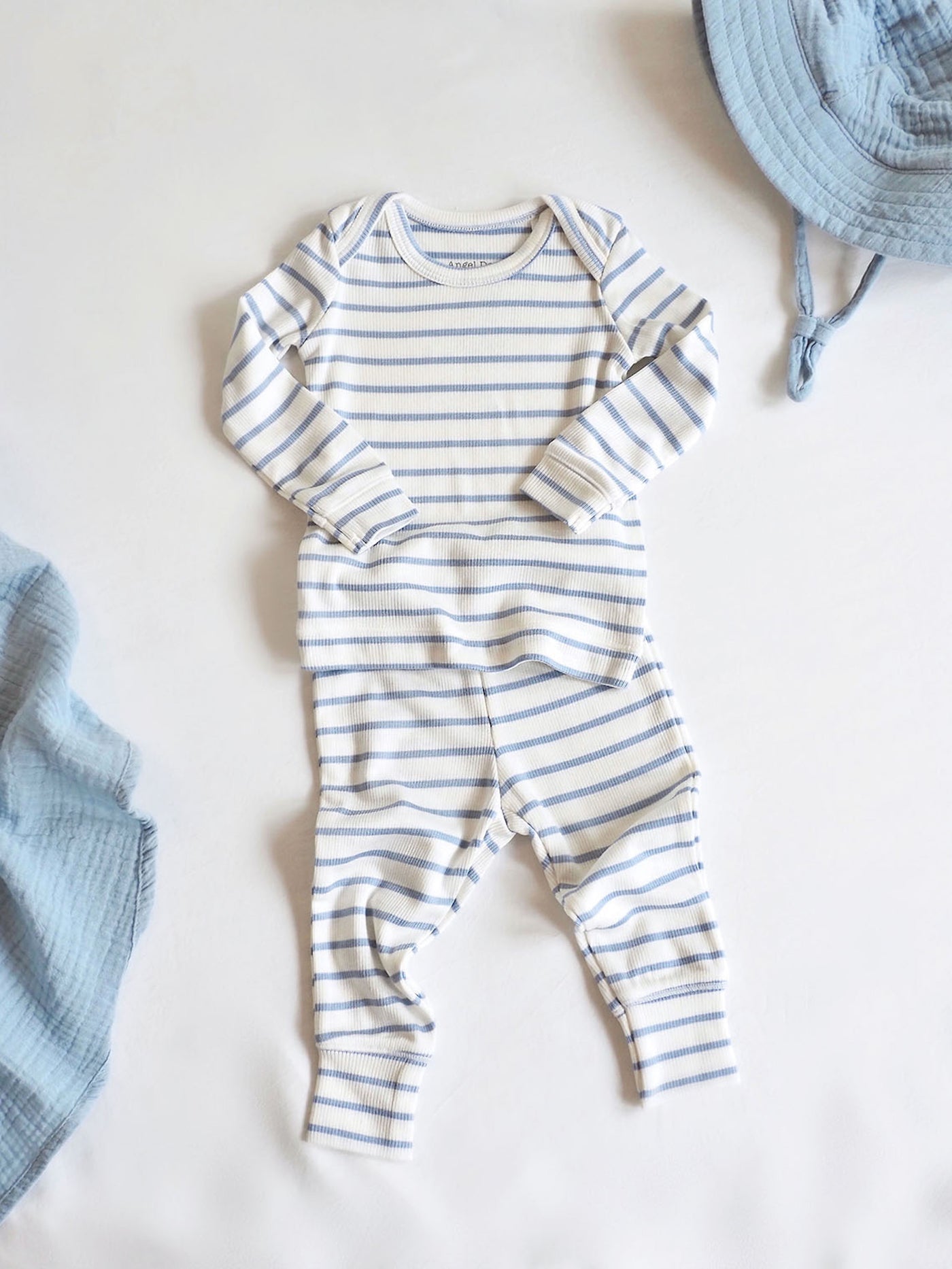 Dusty Blue Lounge Wear Set - The Cross Decor & Design