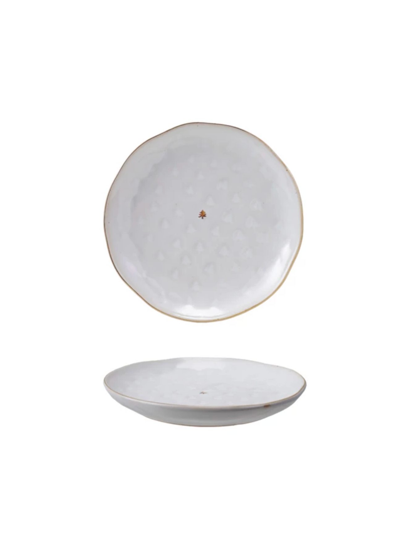 Holiday Trees Dessert Plate