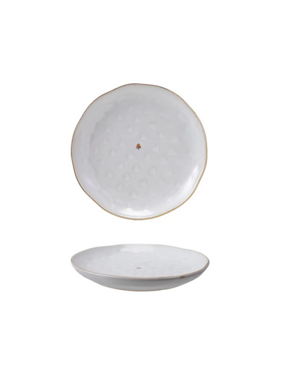 Holiday Trees Dessert Plate