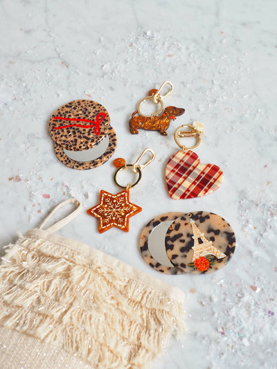 Gingerbread Star Bag Charm