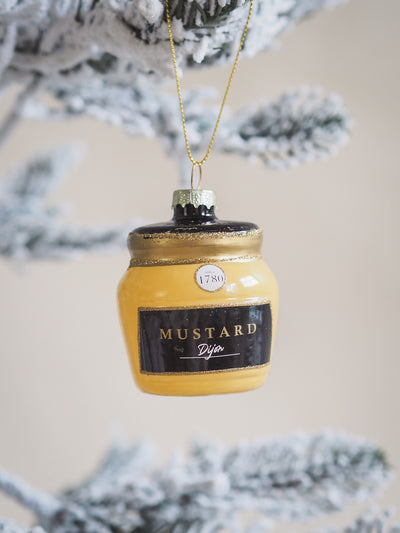 Dijon Mustard Jar Ornament