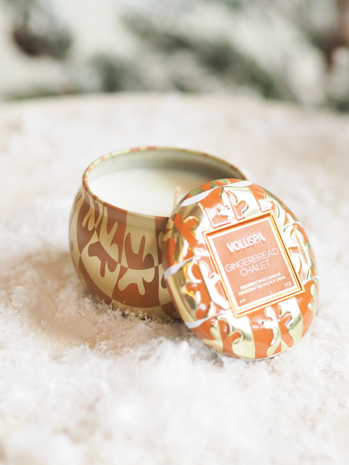 Gingerbread Chalet Mini Tin Candle