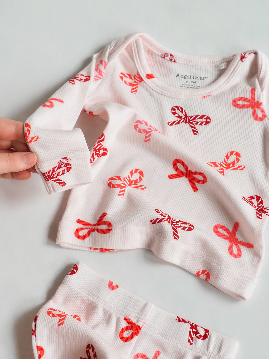 Candy Cane Bows Loungewear Set