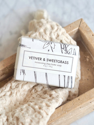Vetiver & Sweetgrass Bar Soap - The Cross Decor & Design