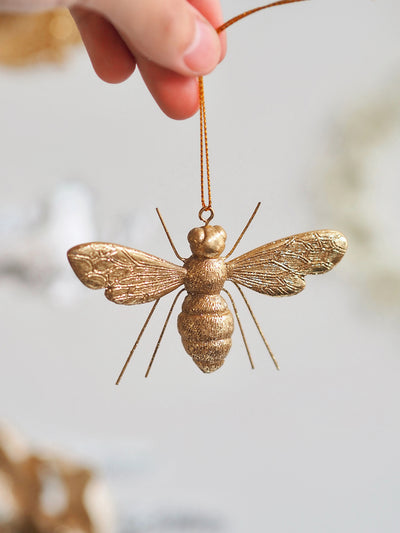 Gold Bee Ornament