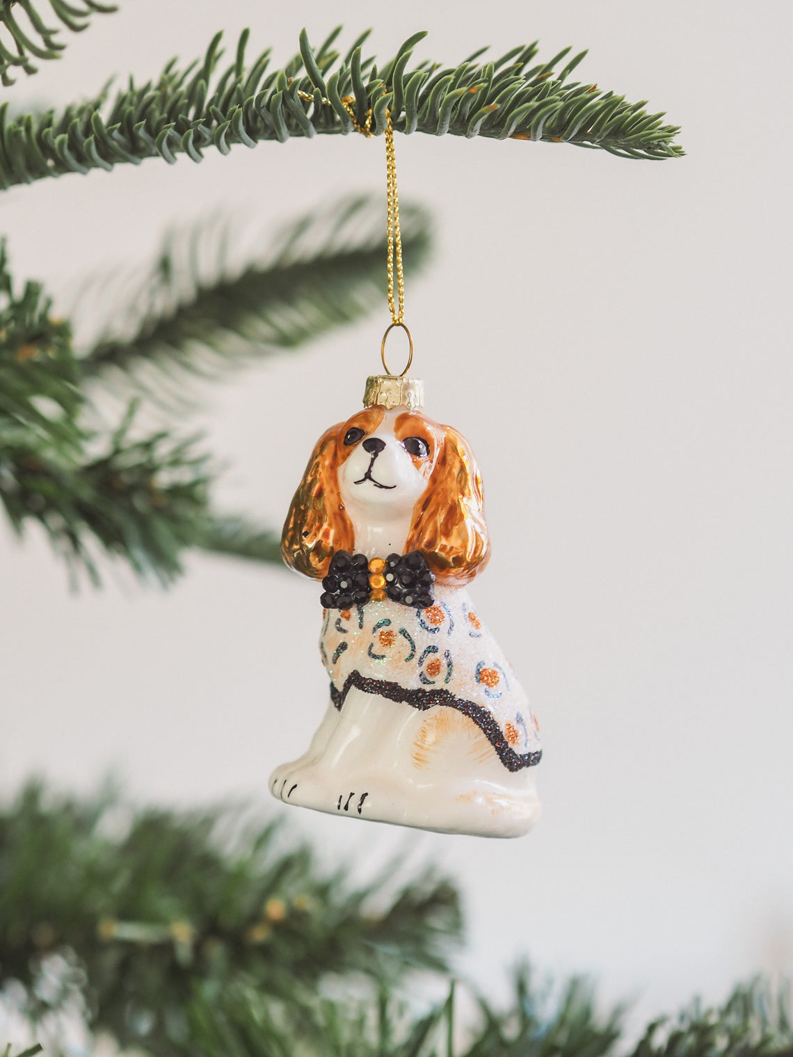 Sophisticated Spaniel Ornament