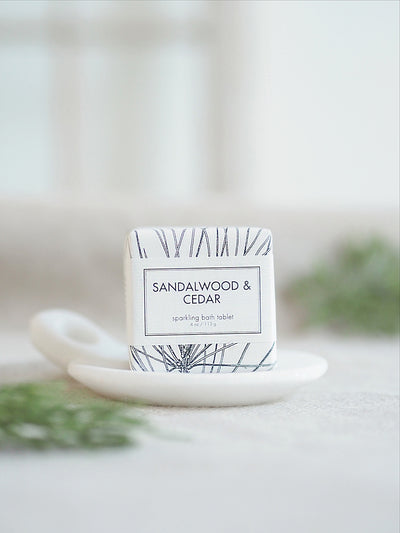 Sandalwood & Cedar Sparkling Bath Bomb