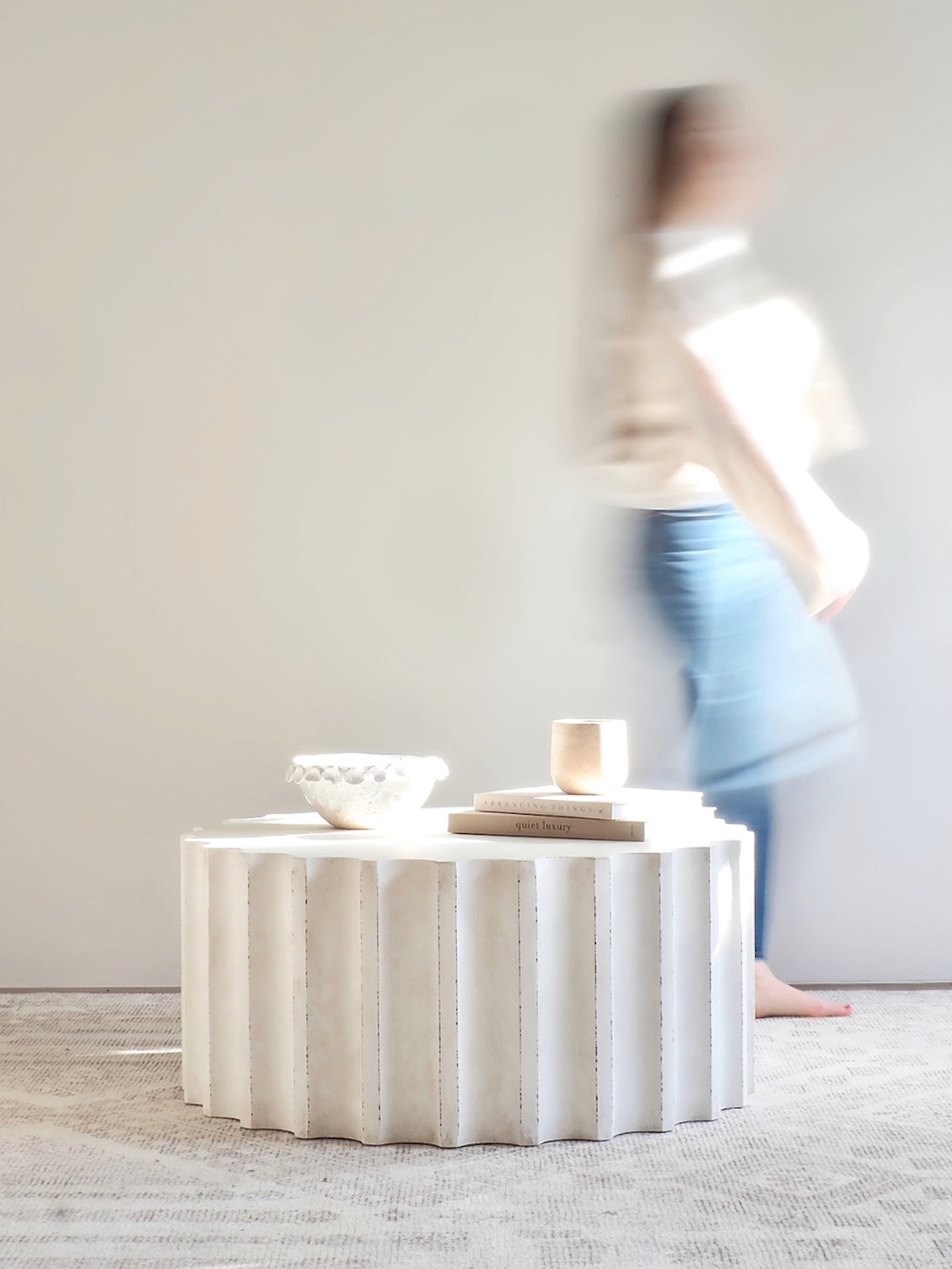 Column Coffee Table 36" - The Cross Decor & Design