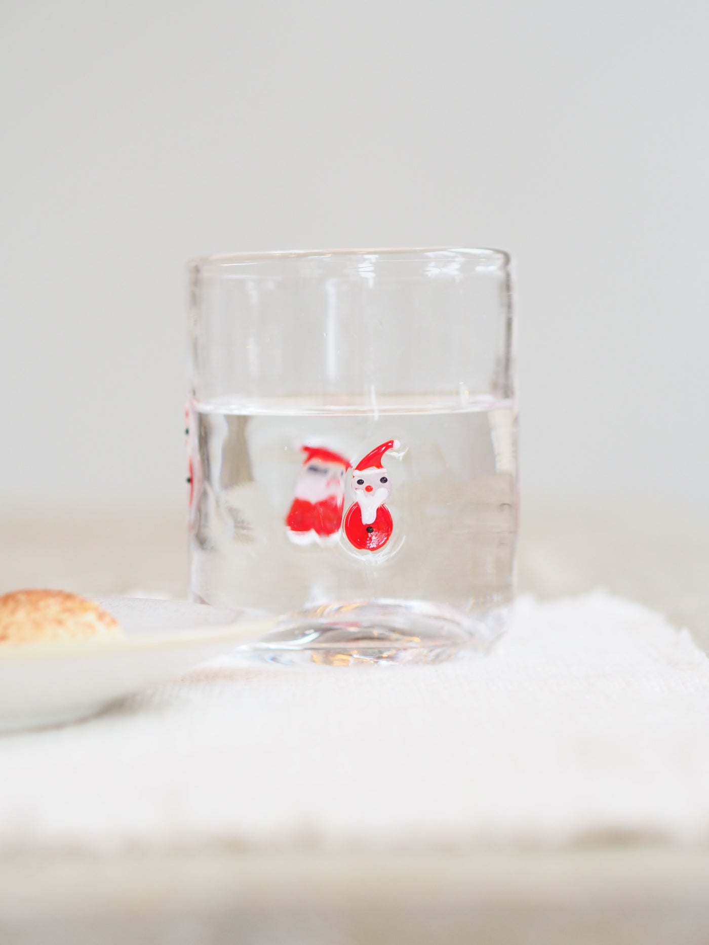 Holiday Santa Drinking Glass