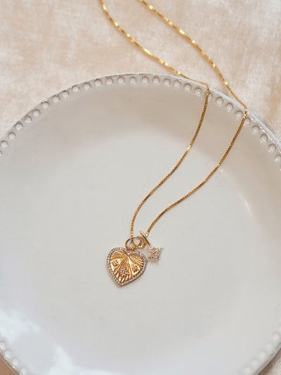 Steph Bright Heart Necklace