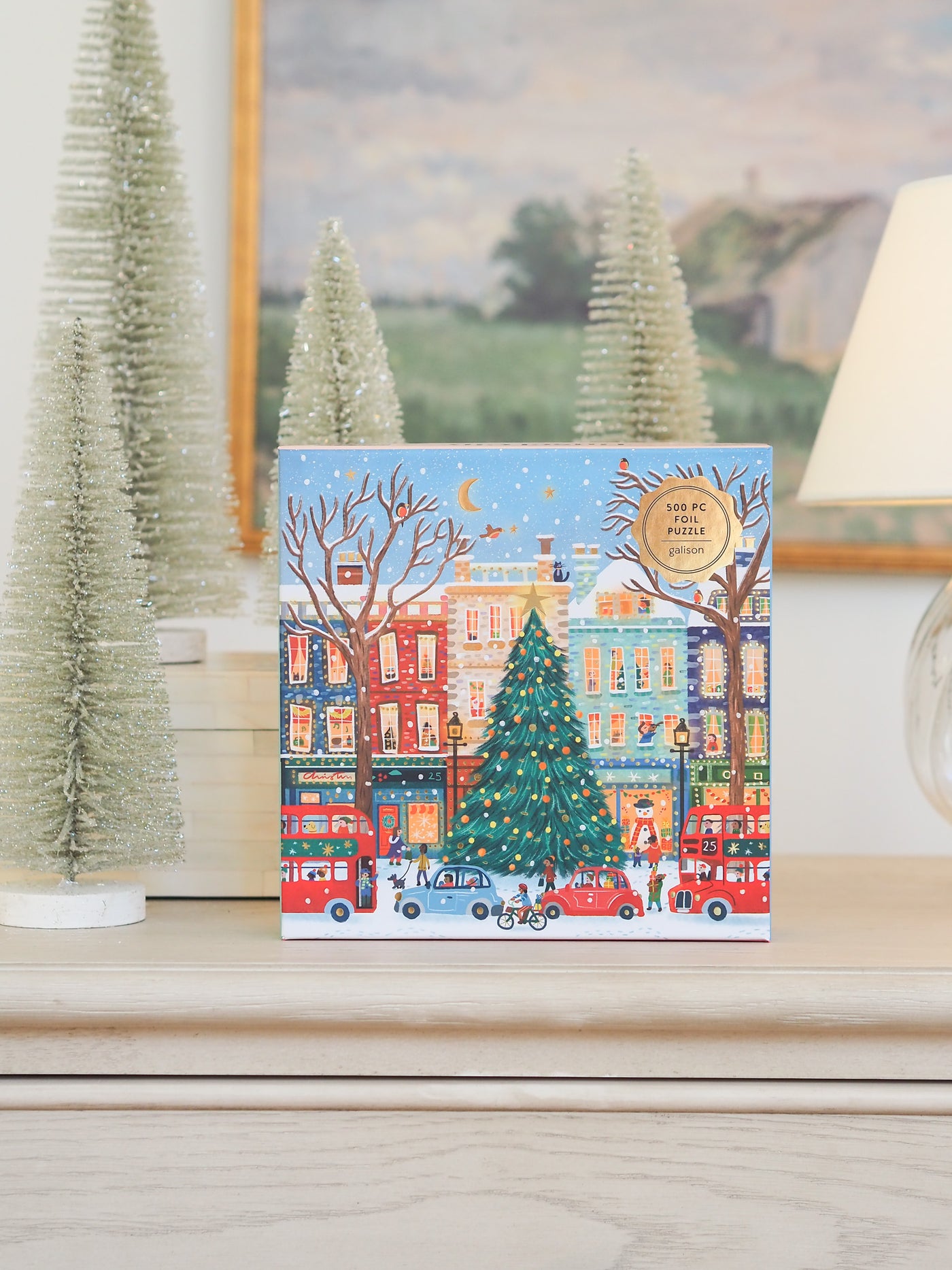 Tinsel City 500 Piece Puzzle