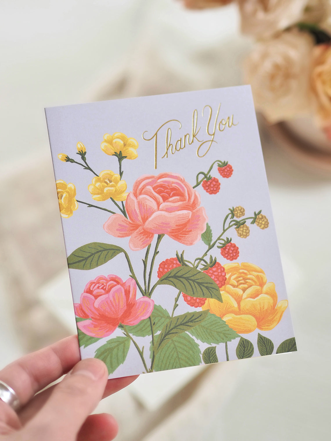 Roses Thank You Card - The Cross Decor & Design