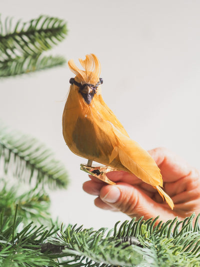 Cardinal Bird Clip Ornament