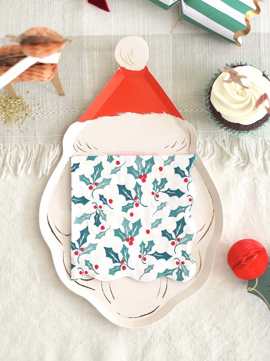 Holly Pattern Napkins