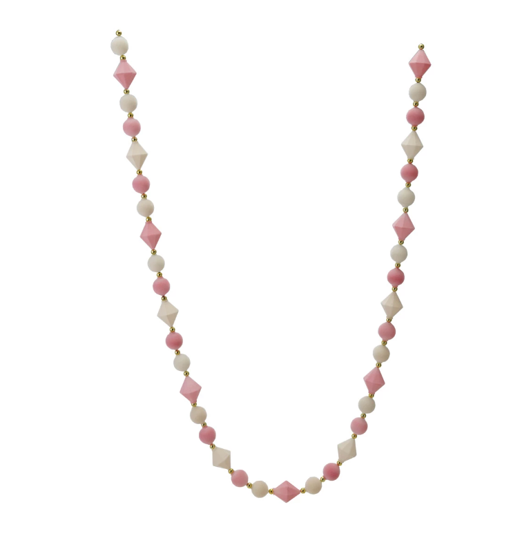 Pink & Cream Geo Garland - The Cross Decor & Design