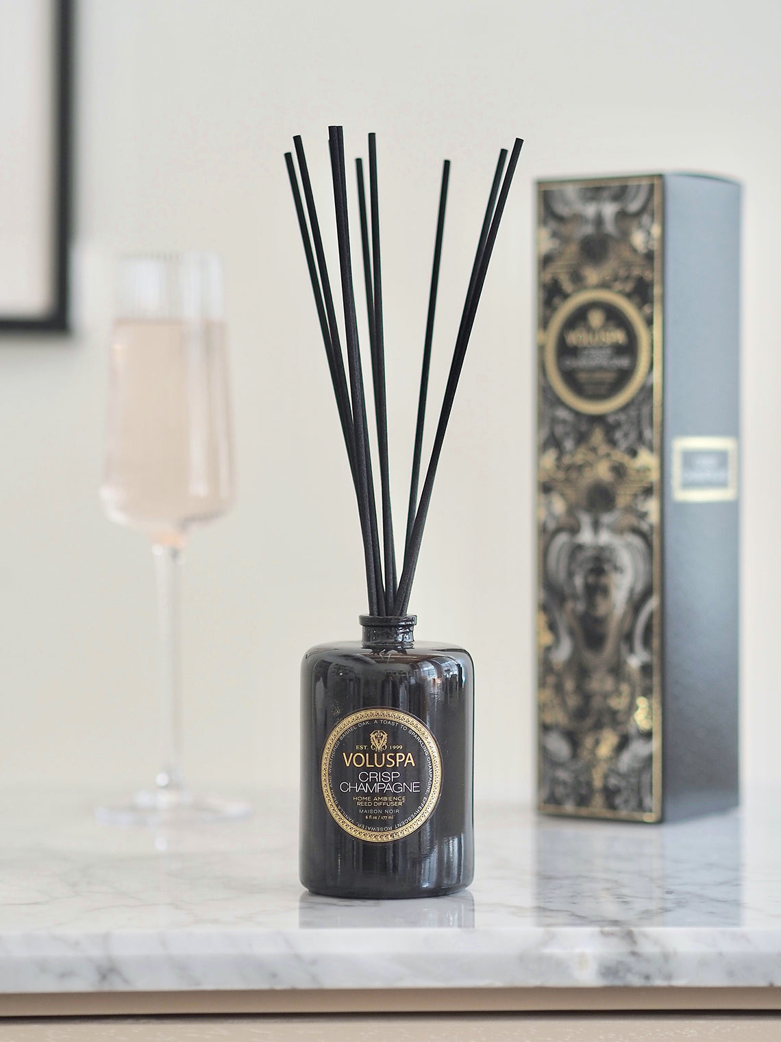 Champagne And Roses Reed Diffuser Crisp Champagne Reed Diffuser