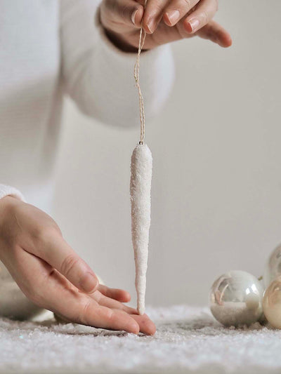 Sparkling Icicle Ornament - The Cross Decor & Design
