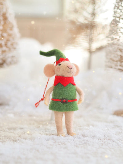 Elf Mouse Ornament