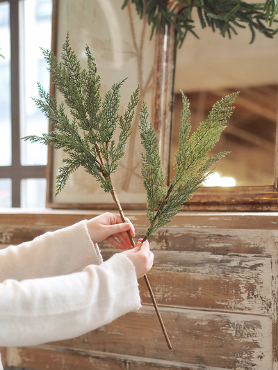 Cypress Pine Faux Stem - The Cross Decor & Design