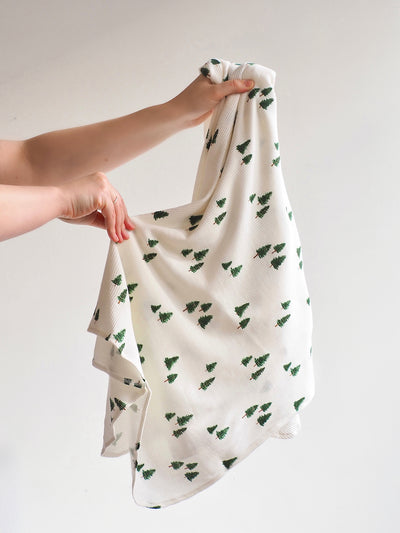 Tiny Forest Swaddle Blanket