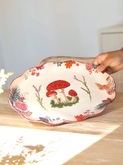 Woodland Flora Oval Platter