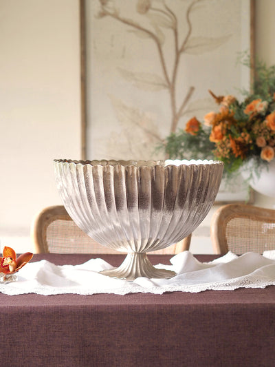 Fluted Pedestal Bowl