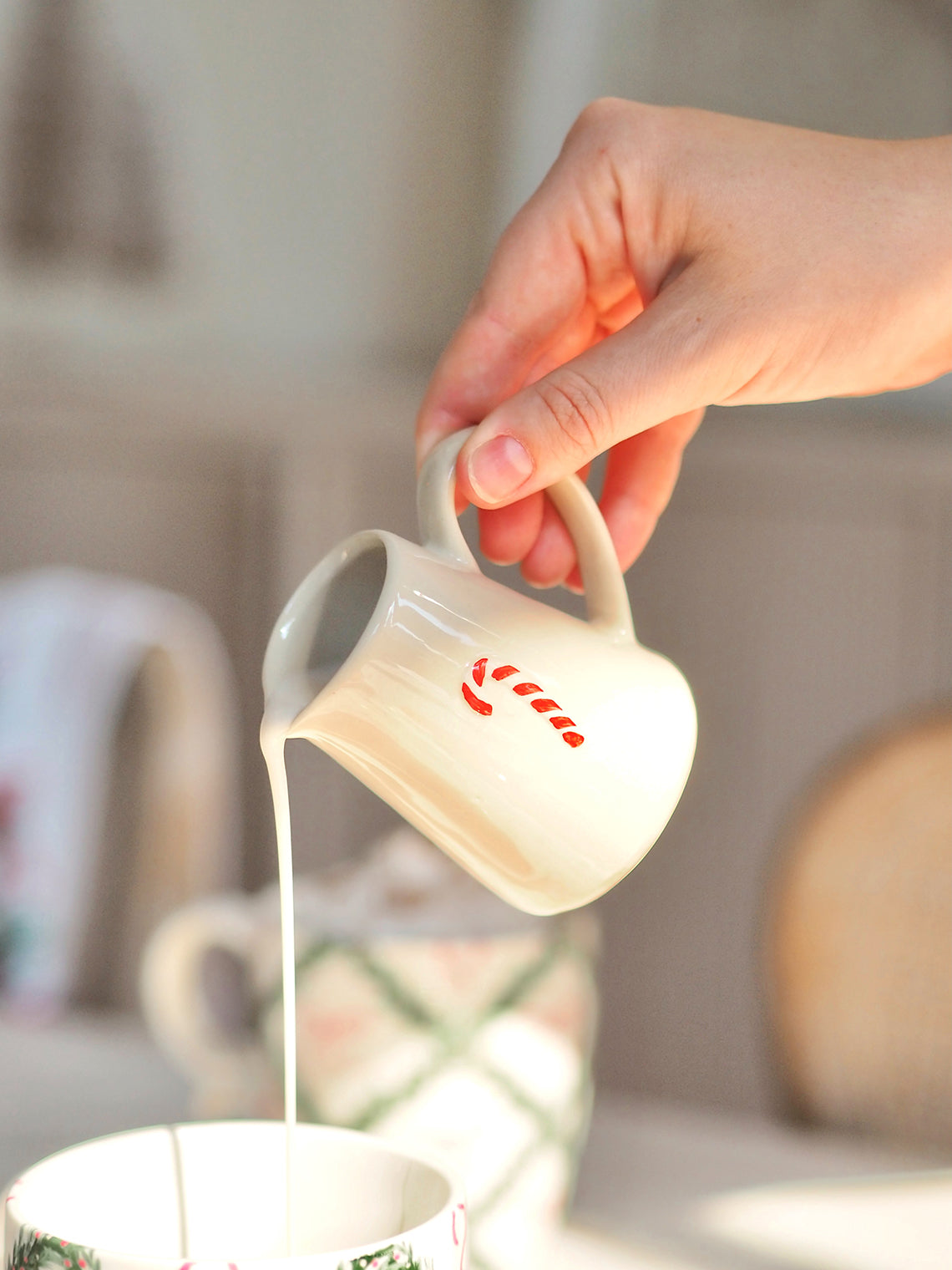 Candy Cane Mini Jug