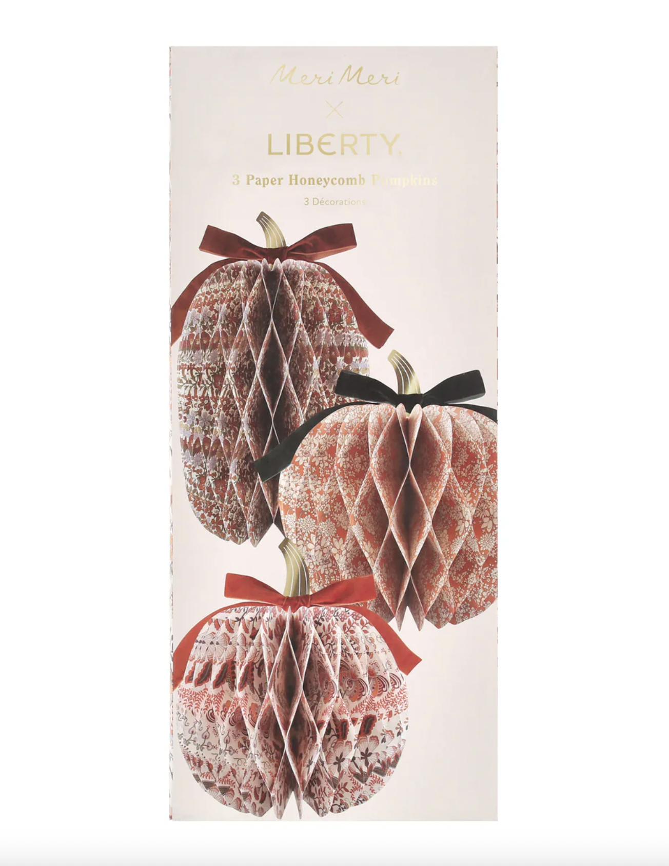 Liberty Paper Pumpkins Set - The Cross Decor & Design