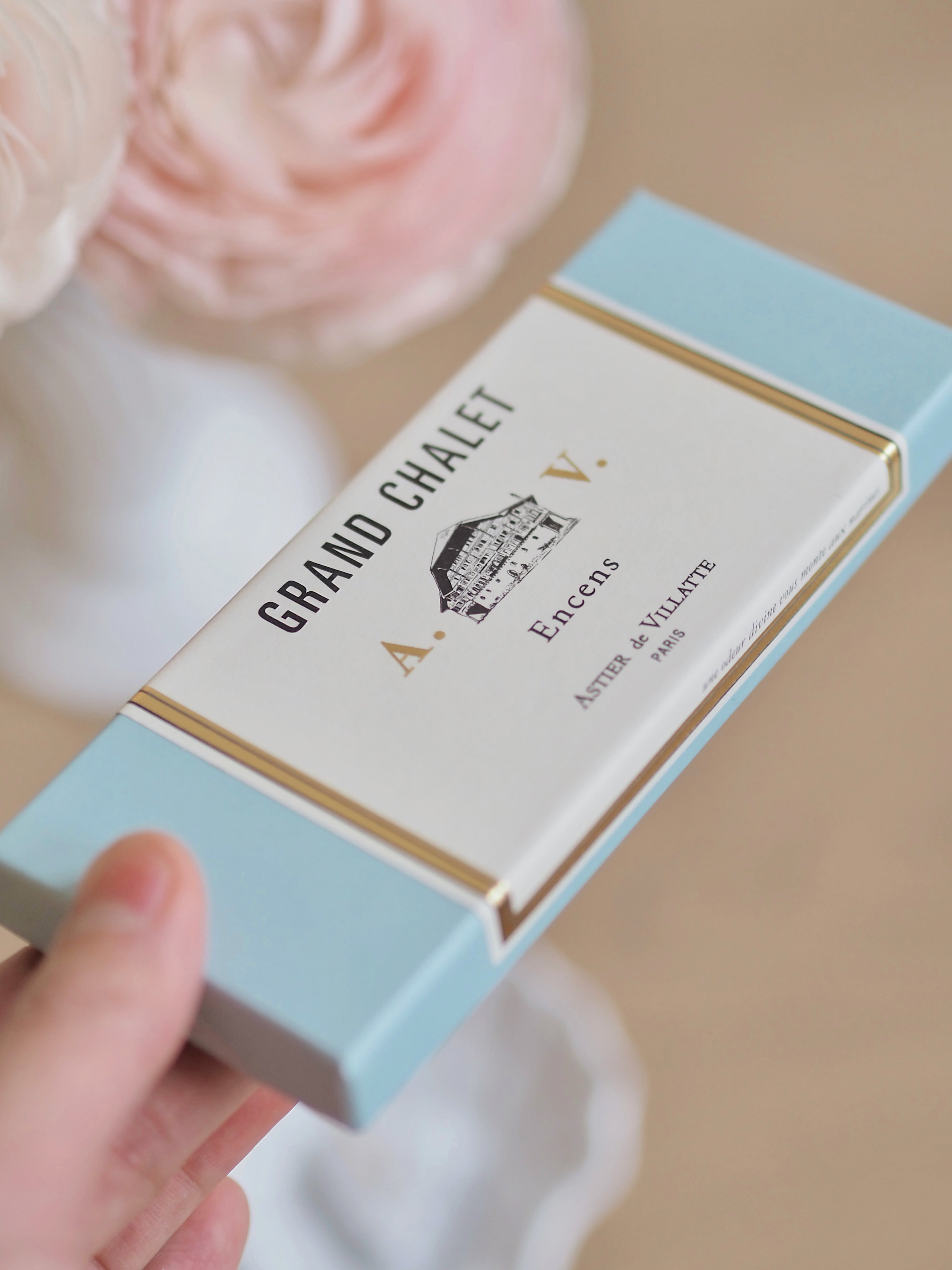 Astier de Villatte | Grand Chalet Incense Box | The Cross Decor