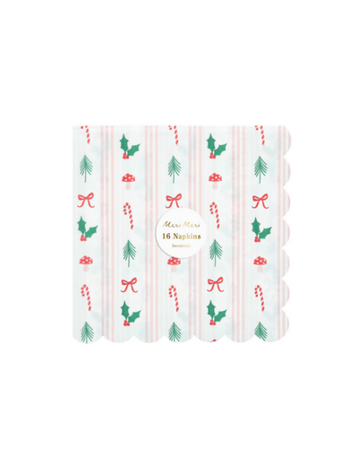 Festive Icon Stripes Napkins
