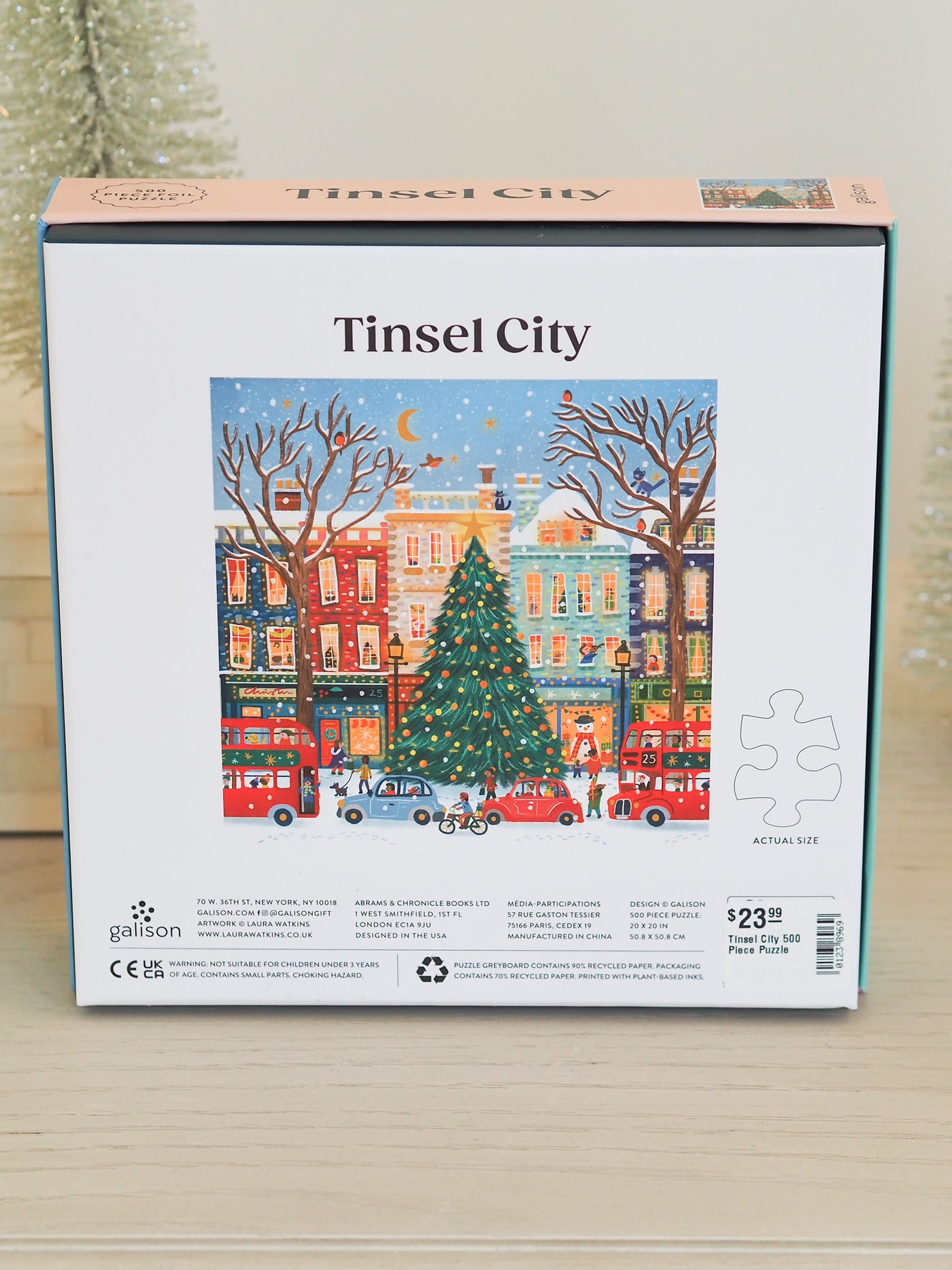Tinsel City 500 Piece Puzzle