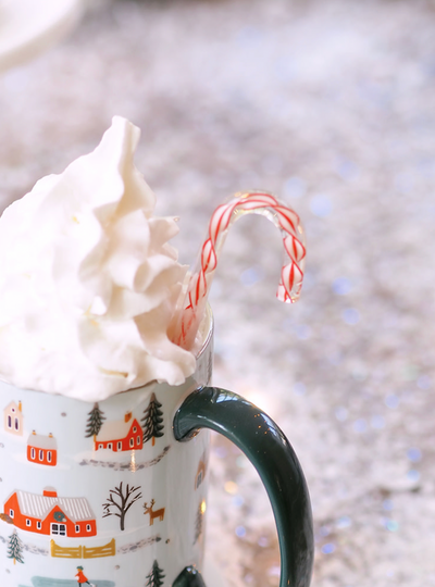 Red & White Candy Cane Stir Stick
