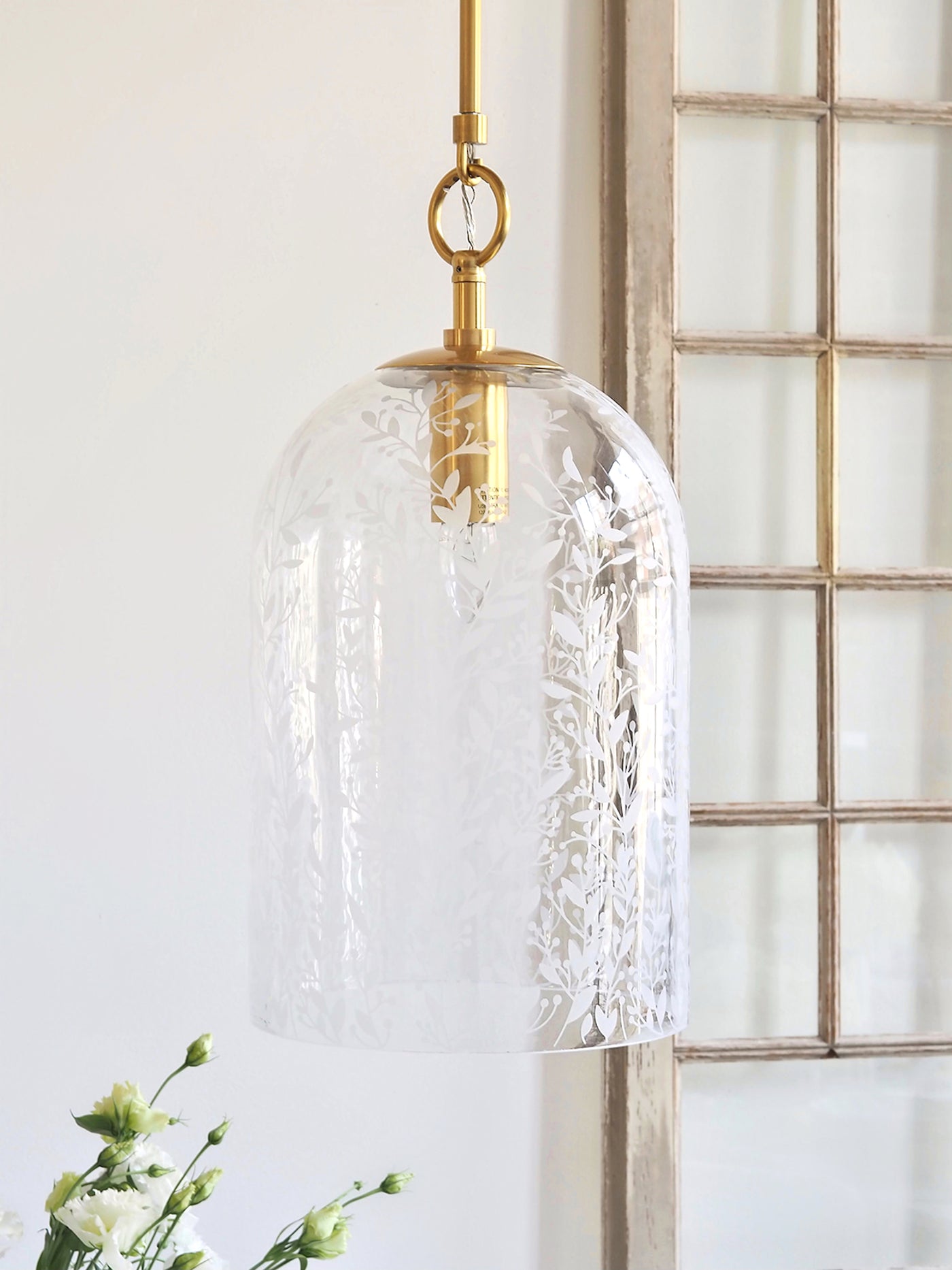 Belleville Antique Brass Pendant - The Cross Decor & Design