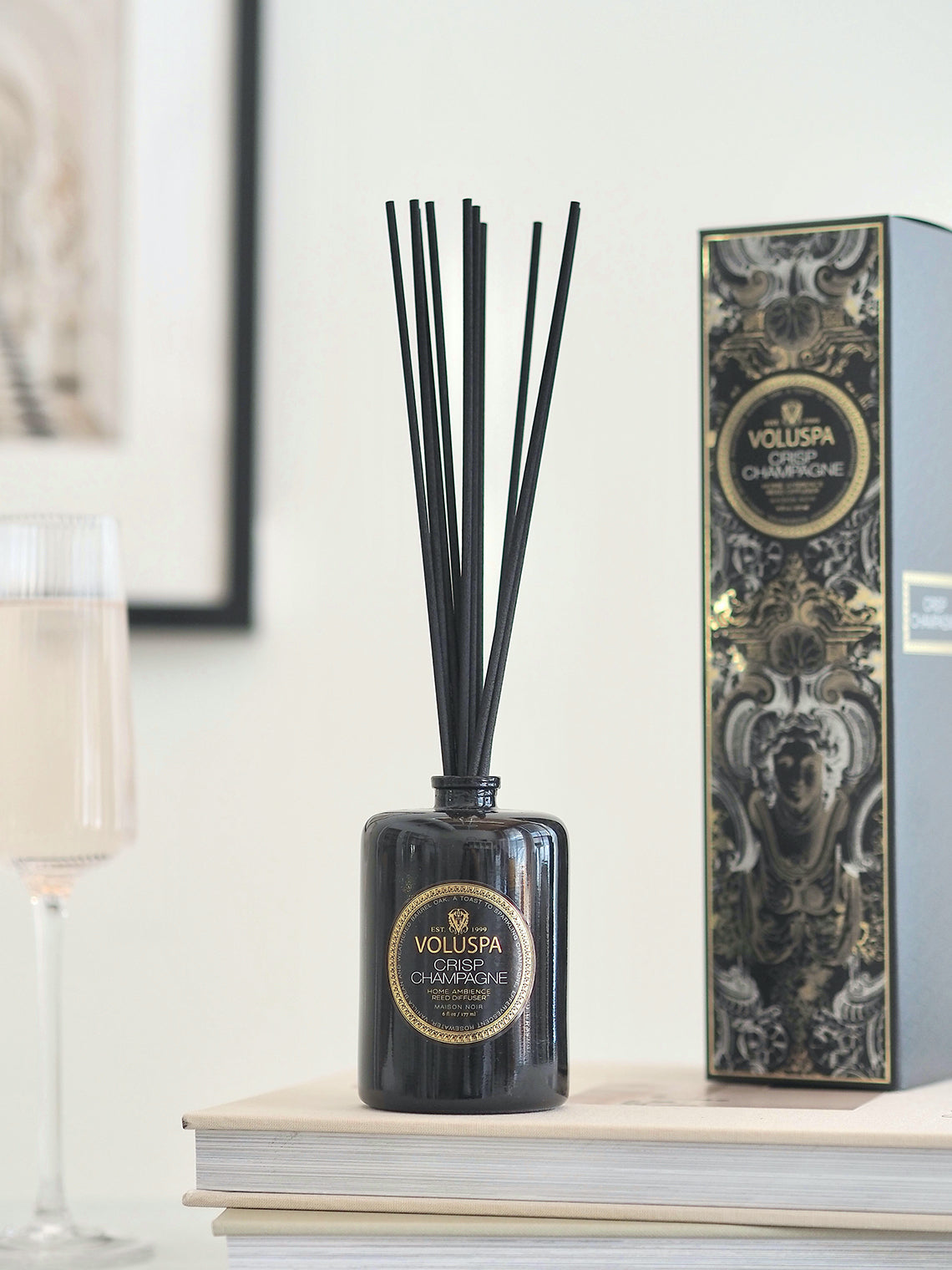Champagne And Roses Reed Diffuser Crisp Champagne Reed Diffuser