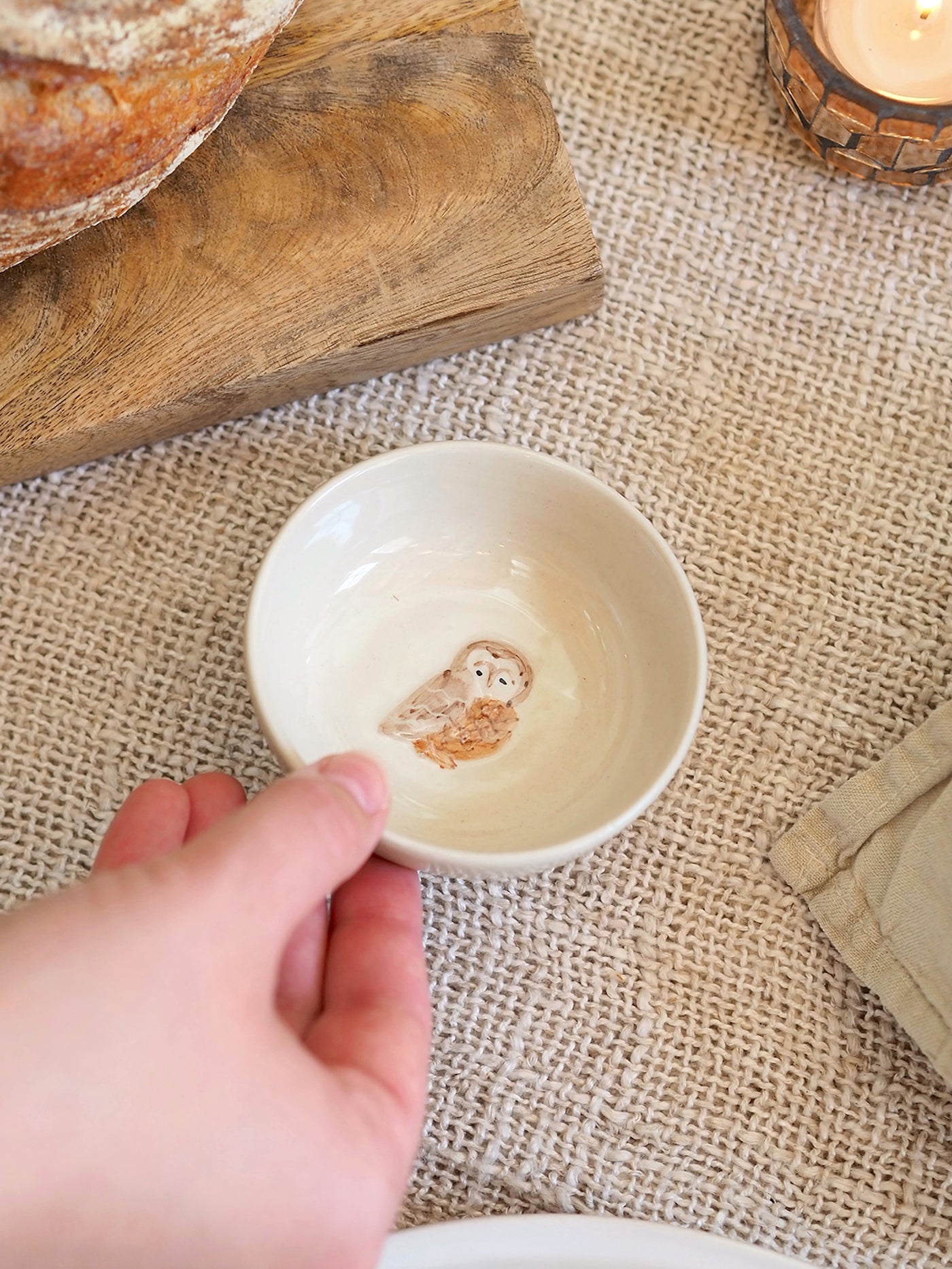 Mini Bowl with Owl