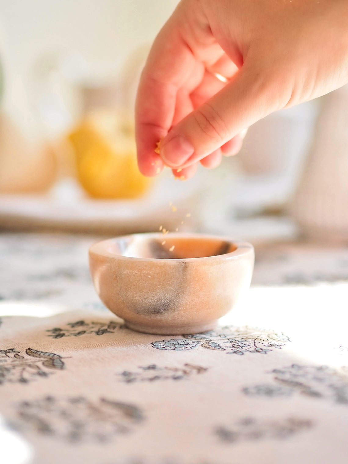 Pink Marble Pinch Bowl - The Cross Decor & Design