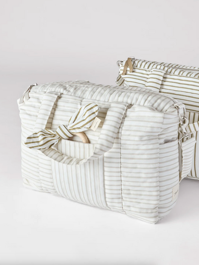 Pebbles Stripe Diaper Bag - The Cross Decor & Design