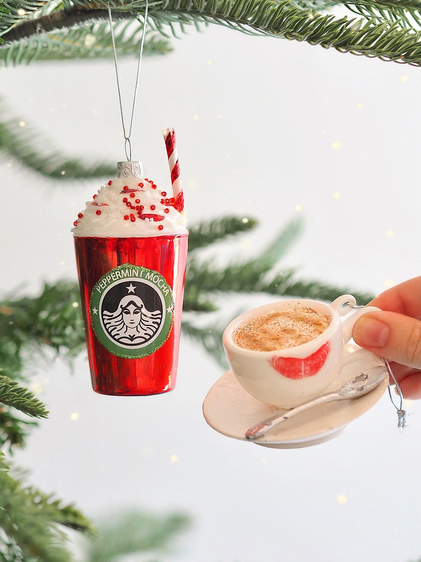 Cafe Coffee Cup Ornament