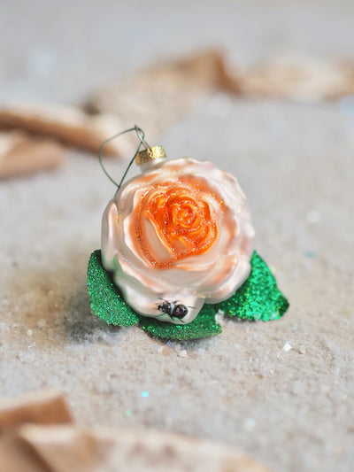 Cottage Rose Ornament - The Cross Decor & Design