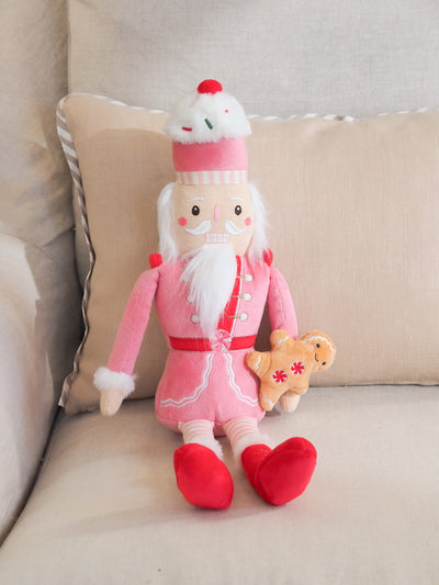 Pink Gingerbread Nutcracker Doll