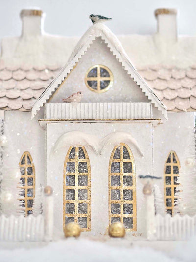 Blush Winter Cottage - The Cross Decor & Design